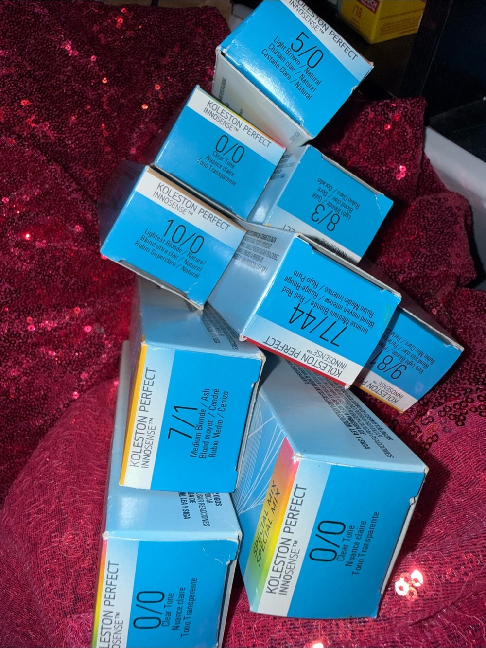 Koleston Perfect Innosense Hair Color Boxes NEW 12 tubes WELLA NIB